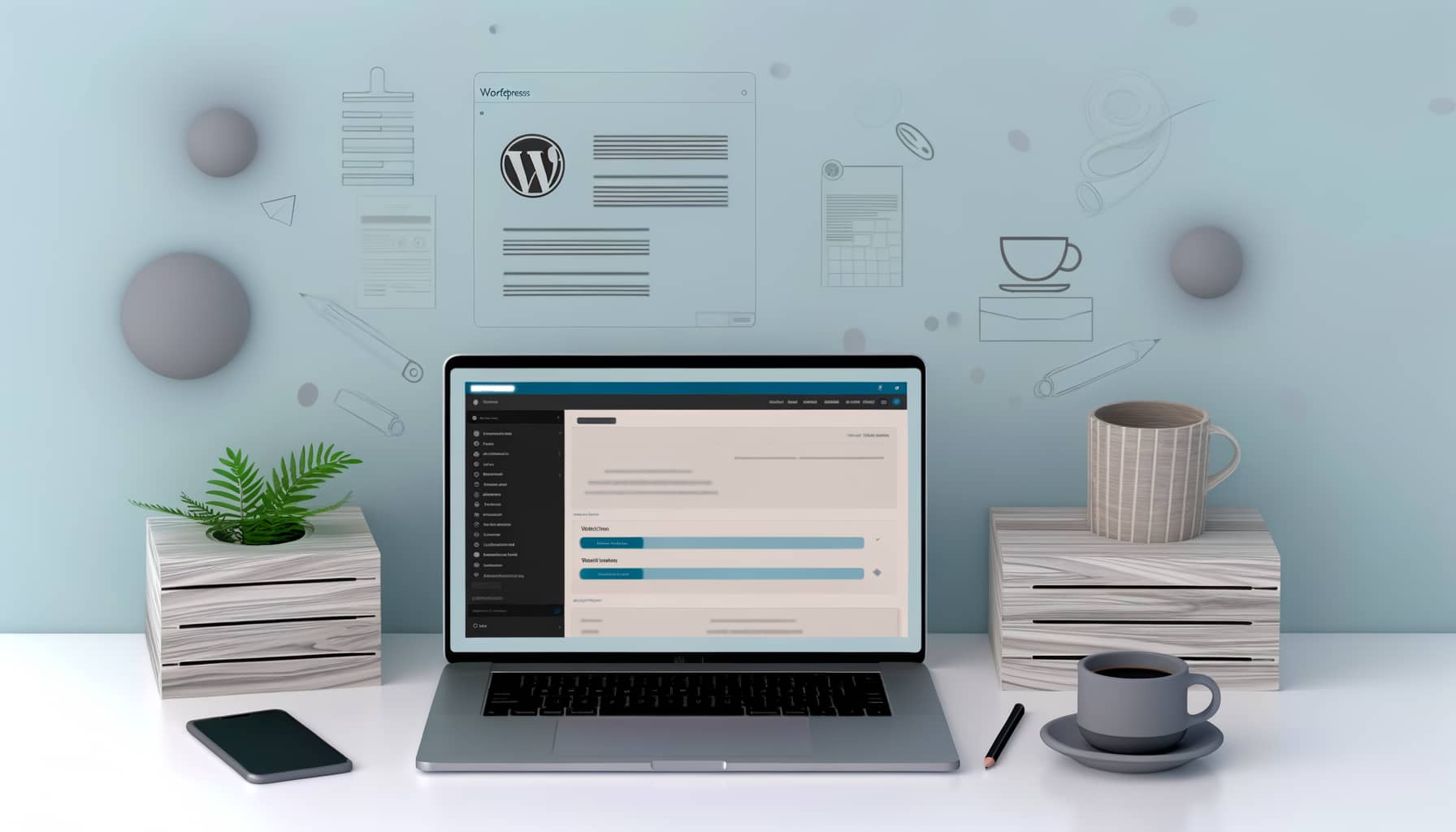 how to set up wordpress