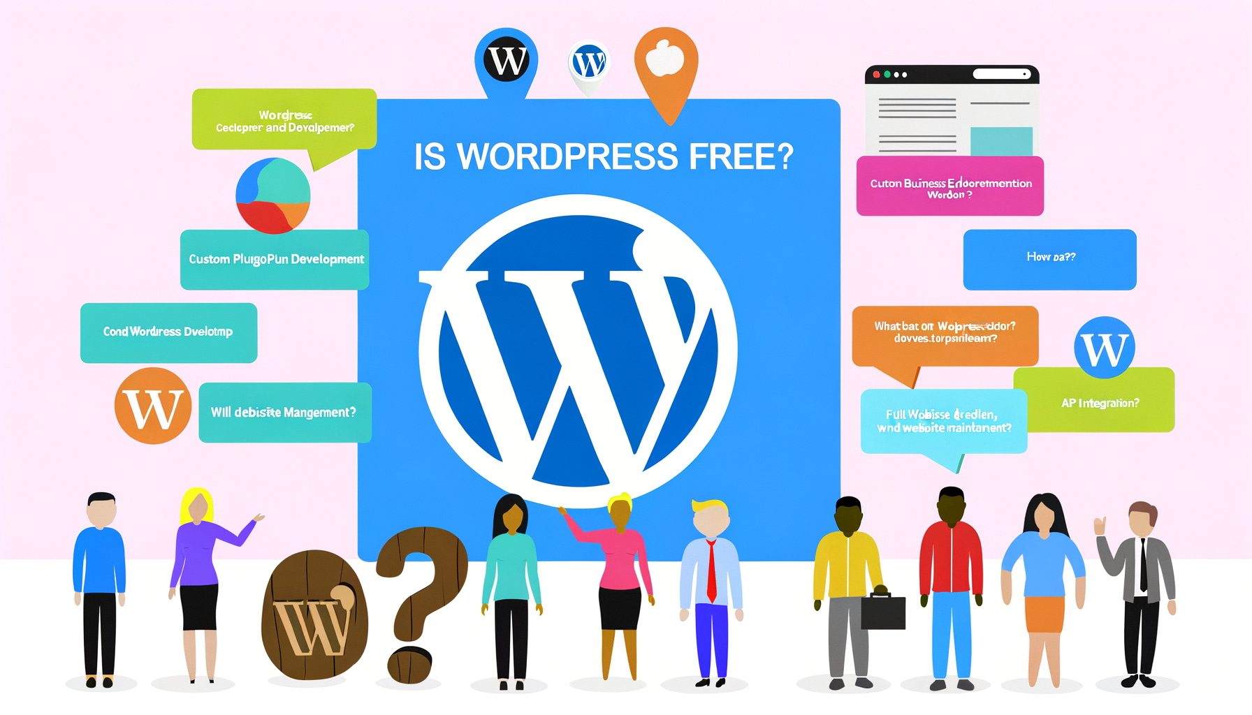 is wordpress free